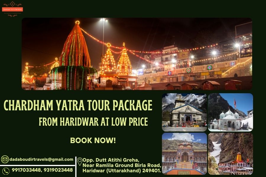 Chardham Yatra Tour Package From Haridwar at Low Price